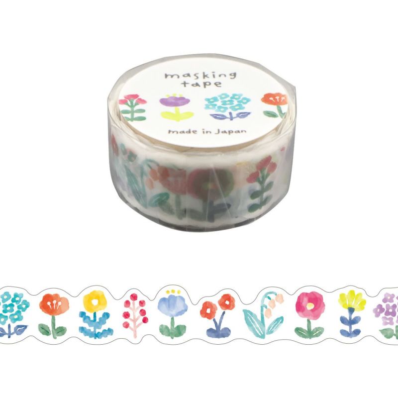 Mind Wave - Flower 1 Die Cut Washi Tape