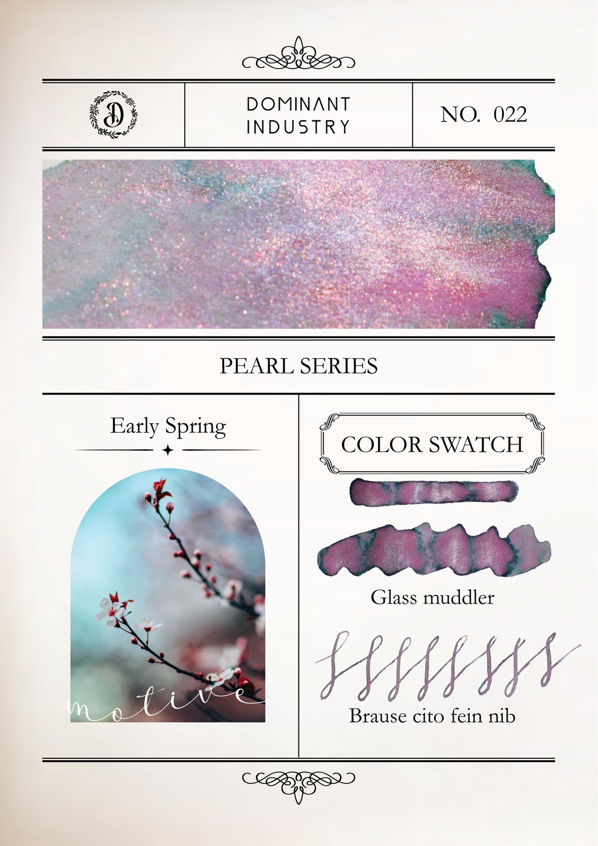 Dominant Industry Pearl Ink 25ml - Early Spring