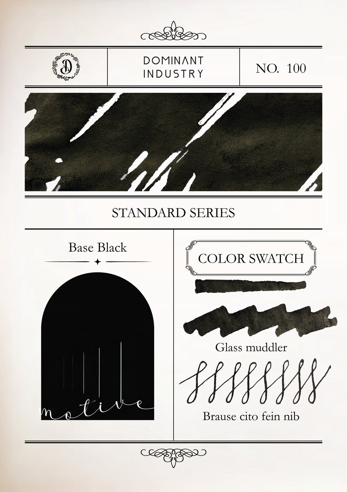 Dominant Industry Standard Ink 25ml - Base Black