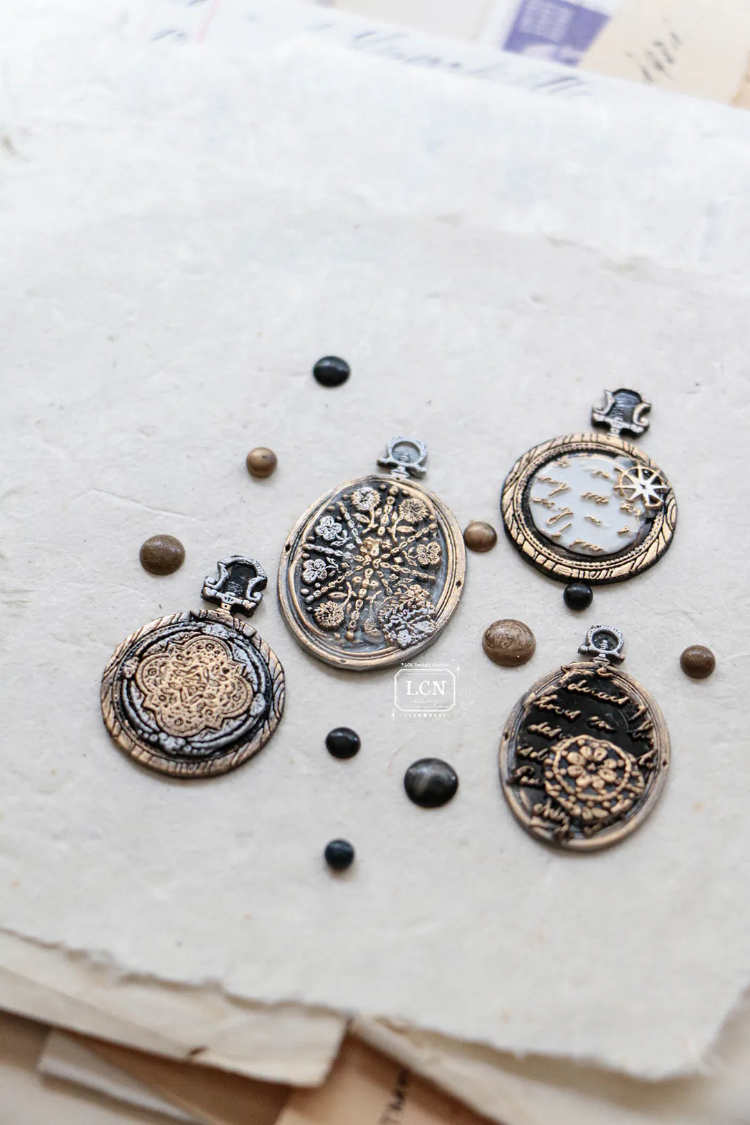 LCN Wax Seal Stamp Set - Oval Embroidery Hoop
