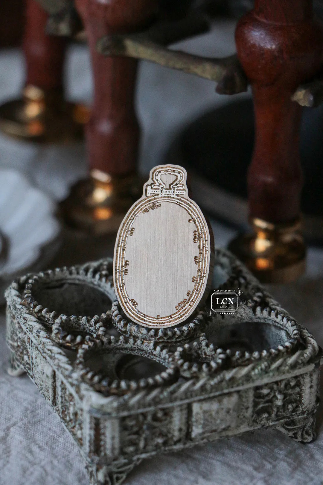 LCN Wax Seal Stamp Set - Embroidery Hoop Vertical
