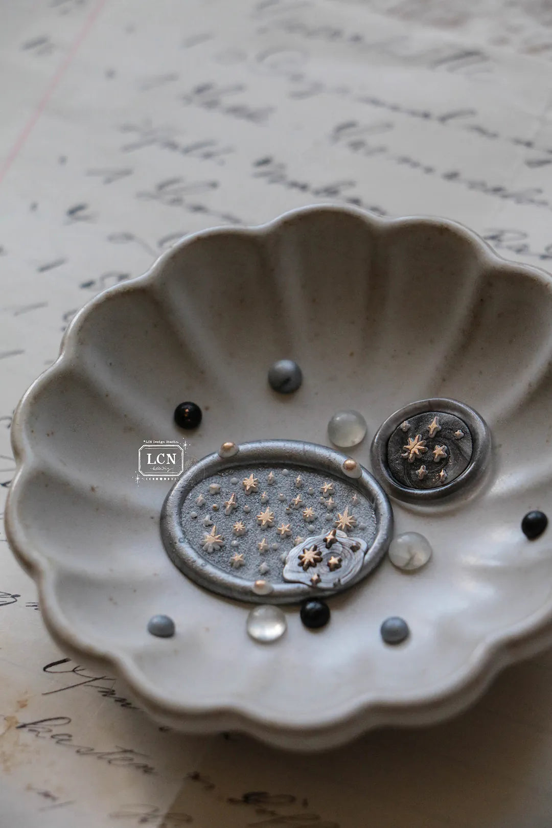 LCN Wax Seal Stamp Set - Oval Star Horizontal