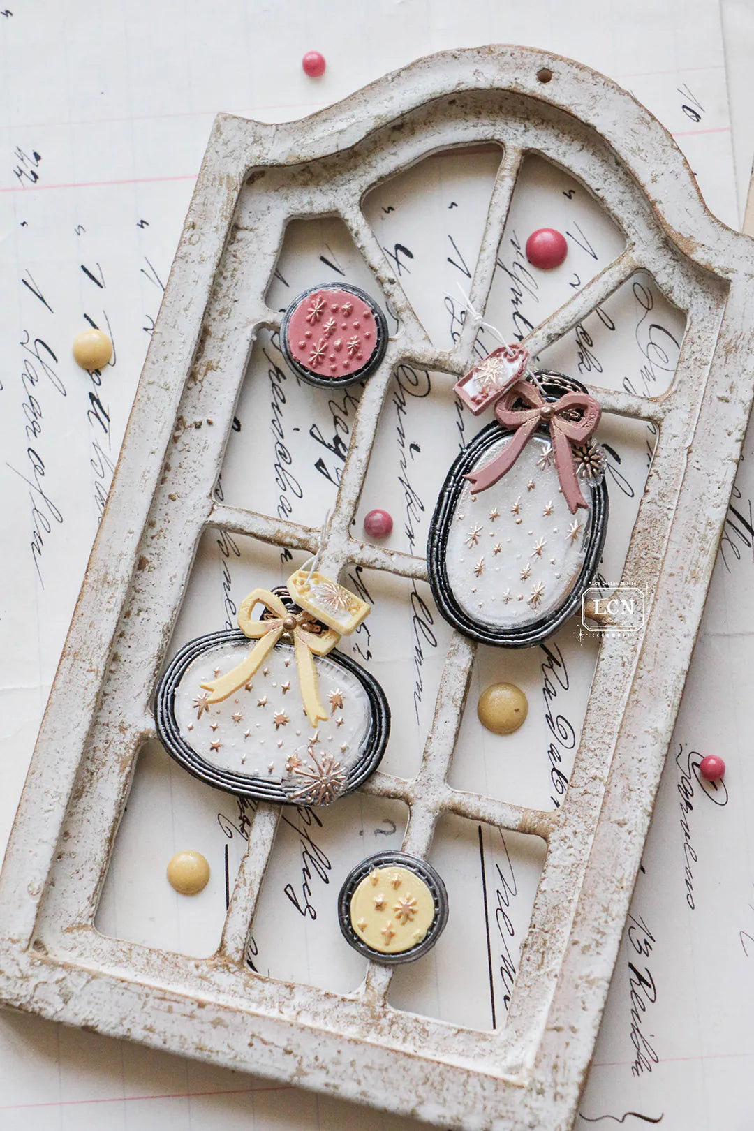 LCN Wax Seal Stamp Set - Embroidery Hoop Vertical