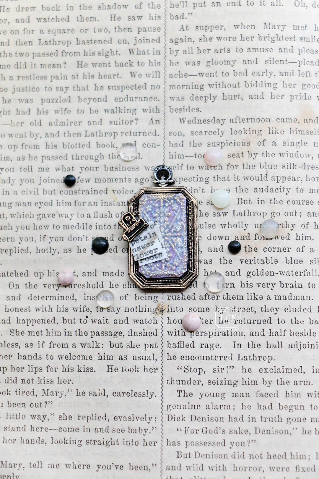 LCN Wax Seal Stamp Set - Long Octagon Embroidery Hoop