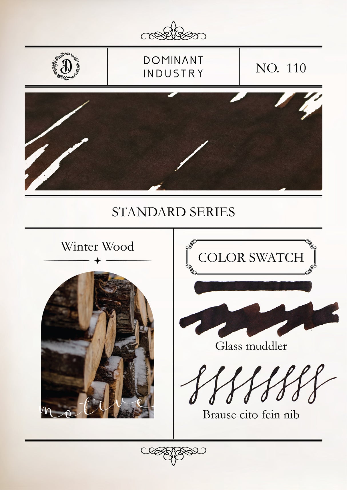 Dominant Industry Standard Ink 25ml - Winter Wood