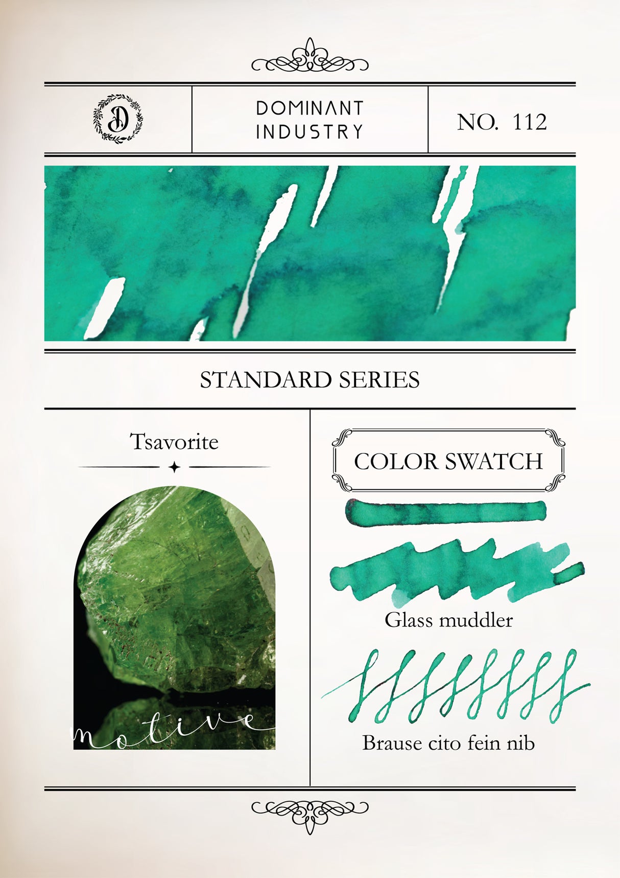 Dominant Industry Standard Ink 25ml - Tsavorite