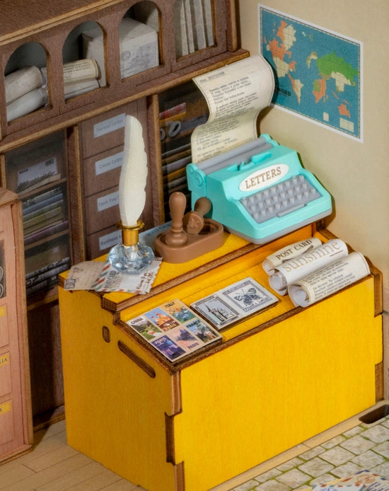 Century Post Office DIY Miniature House Kit