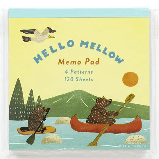 Okataoka Hello Mellow Memo Pad - Active