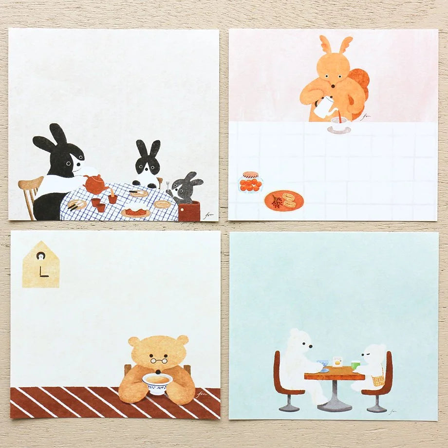 Mariko Fukuoka Tea Time Block Memo