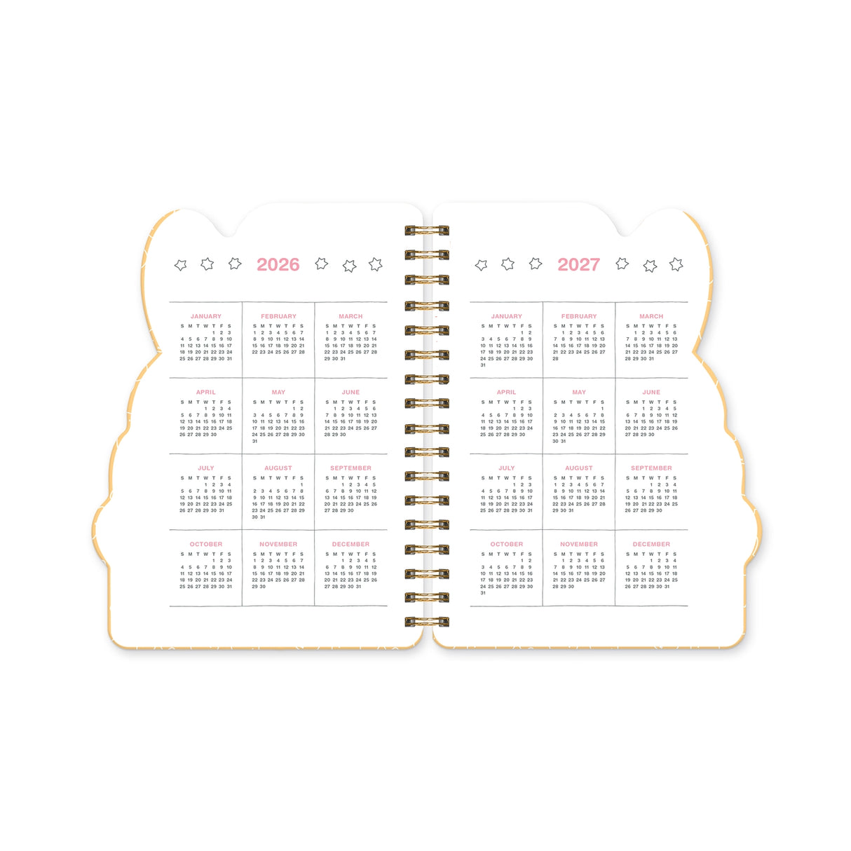 Every day's a little brighter with Miffy by your side! This 17-month planner (Aug. 2026–Dec. 2027) features weekly planning pages filled with adorable Miffy artwork, plus extra notes pages, a two-year reference calendar, and a holiday list—everything you need to stay organized and inspired all year.
• 7.5"w × 8.5"h
• 17 months (Aug. 2026–Dec. 2027)
• 160 pages; 100 gsm acid-free FSC®-certified paper
• Softcover; Twin-ring wire-o binding
© Mercis bv