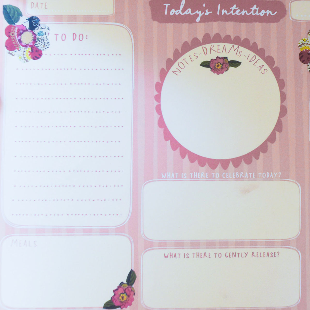 Bloom Wild Daily Planner Notepad