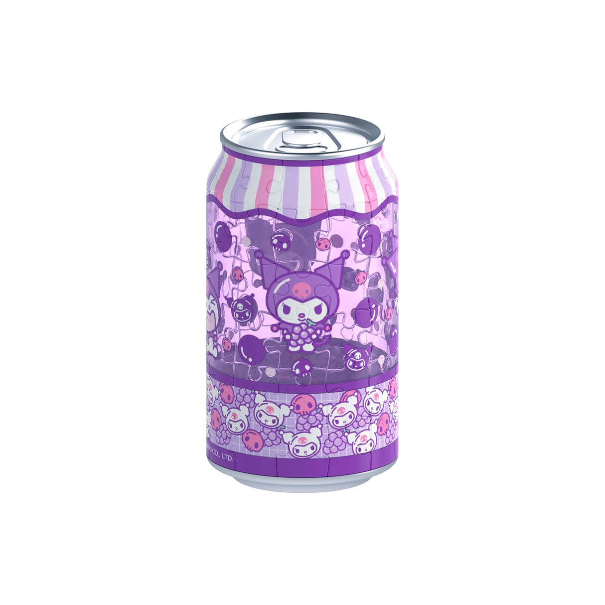 Create something truly unique with the Kuromi 3D Jigsaw Puzzle, designed in the shape of a fun and colorful soda can! This eye-catching puzzle features the mischievous and edgy Kuromi, complete with vibrant colors and bold details that make it an exciting challenge for puzzle lovers. Once you've assembled your soda can, it can be used to store small items, like office supplies, trinkets, or little collectibles. It also doubles as a quirky pencil holder.
