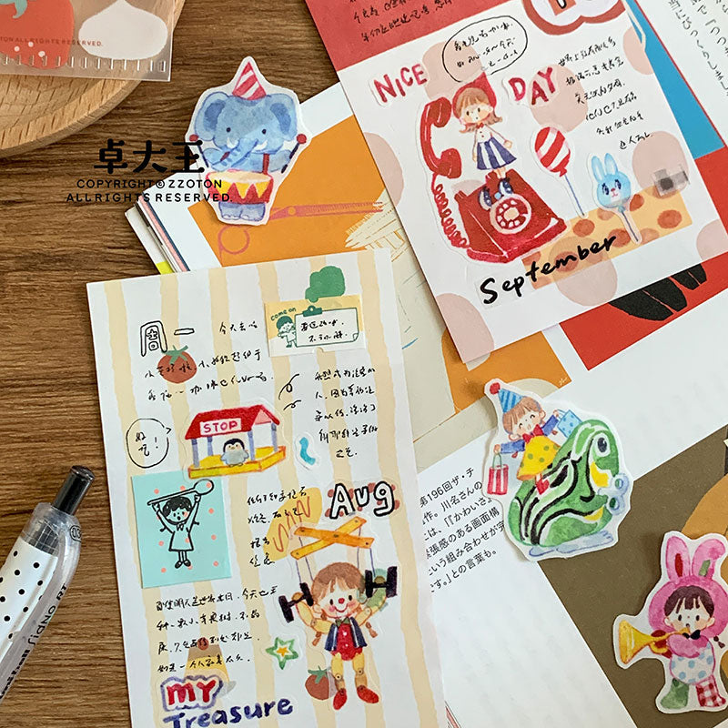 Molinta - Vintage Toys Sticker Roll