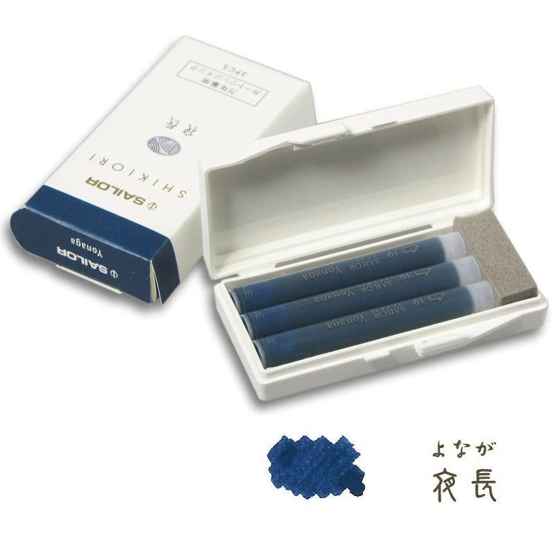 Sailor Shikiori Fountain Pen Ink Cartridges - Yonaga