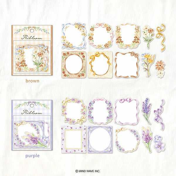 Mind Wave - Ribloom Flake Sticker - Purple