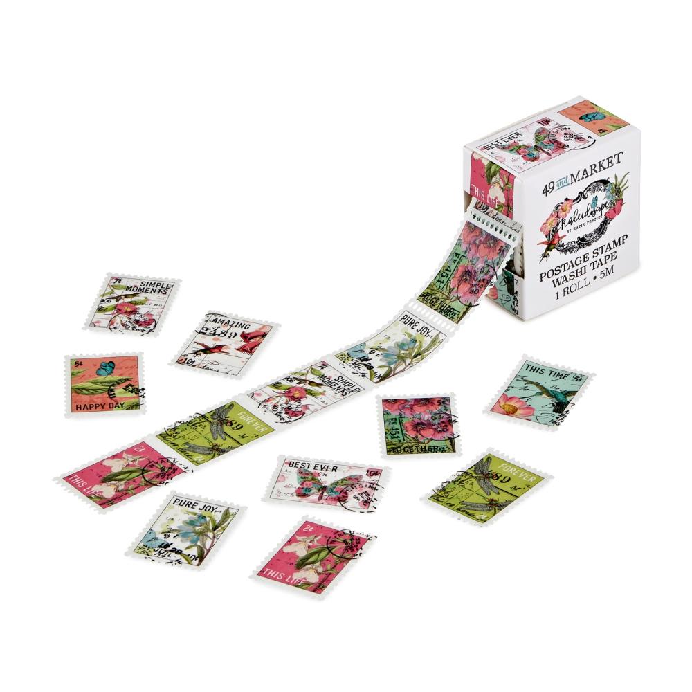 49 And Market Washi Tape Roll - Postage Kaleidoscope