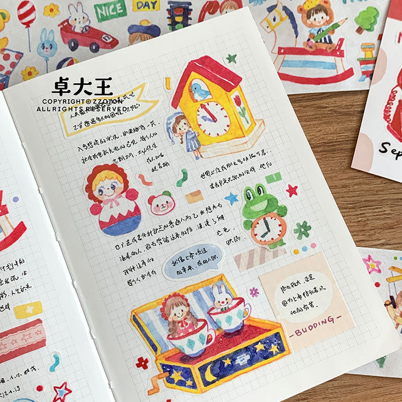 Molinta - Vintage Toys Sticker Roll