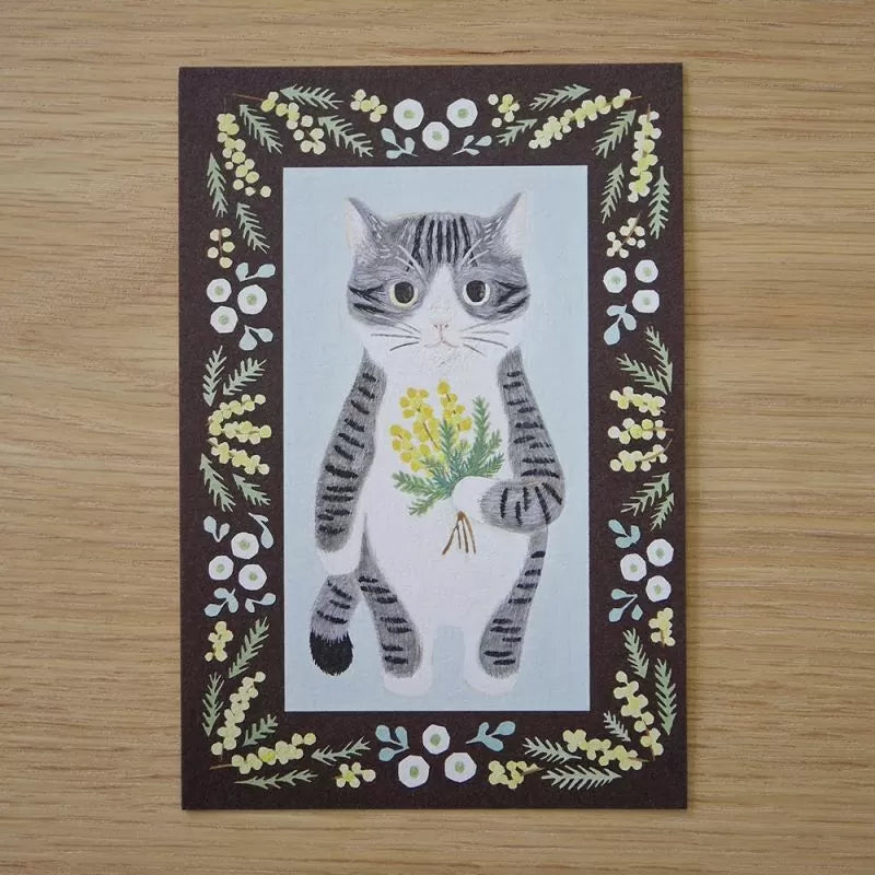 Size: 10cm x 14.8cm.
Double-sided full color.
Material: Paper (textured, slightly thick paper, ivory color)
The paper is environmentally friendly and contains over 30% non-wood bamboo pulp for a warm texture
Please note that the actual color may appear different on your computer or smartphone monitor.