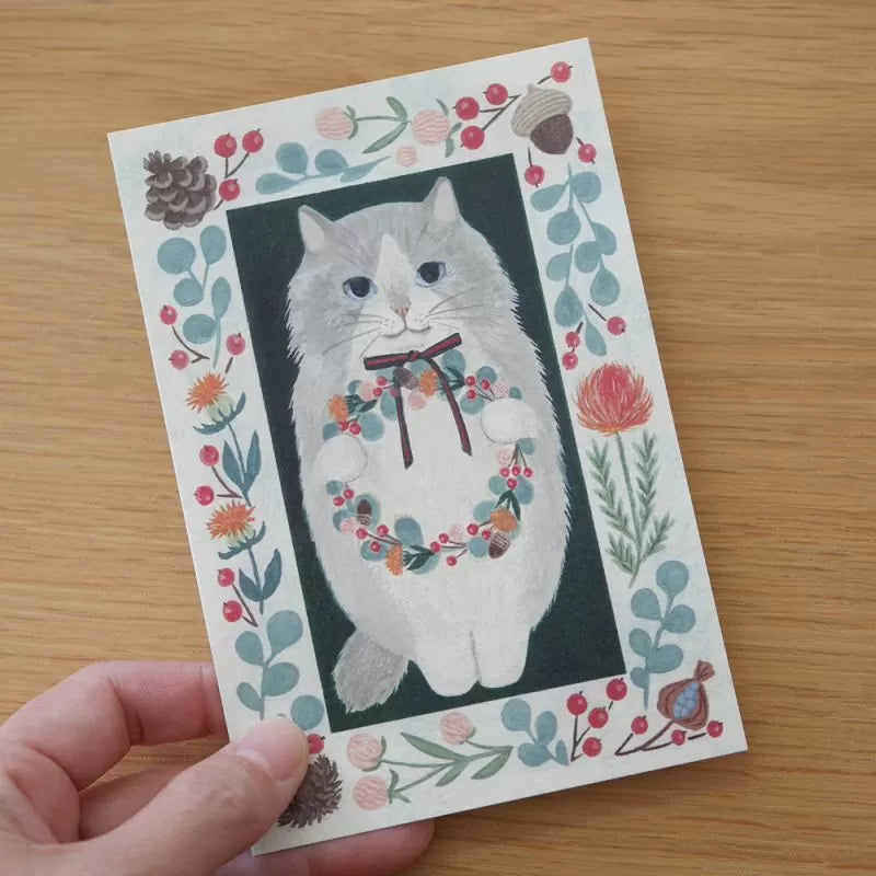 Size: 10cm x 14.8cm.
Double-sided full color.
Material: Paper (textured, slightly thick paper, ivory color)
The paper is environmentally friendly and contains over 30% non-wood bamboo pulp for a warm texture
Please note that the actual color may appear different on your computer or smartphone monitor.