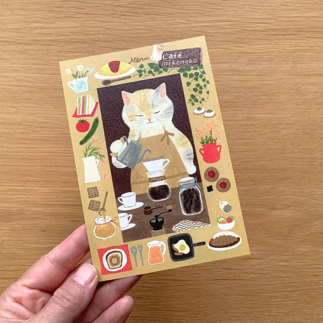Size: 10cm x 14.8cm.
Double-sided full color.
Material: Paper (textured, slightly thick paper, ivory color)
The paper is environmentally friendly and contains over 30% non-wood bamboo pulp for a warm texture
Please note that the actual color may appear different on your computer or smartphone monitor.