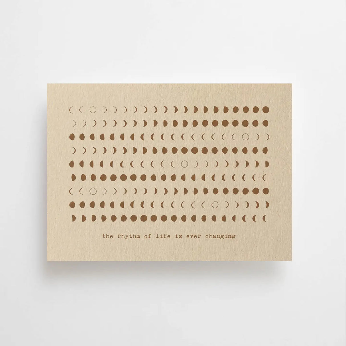 Anna Cosma Postcard - The Rhythm of Life Is Ever Changing
