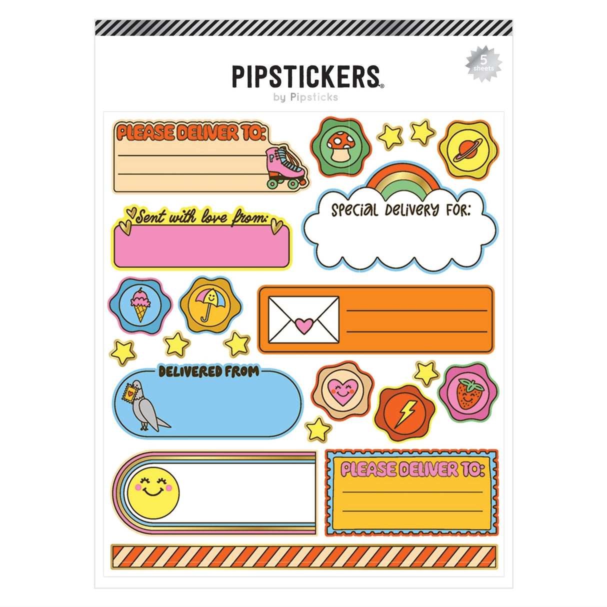 Special Delivery Labels (5ct) Stickers