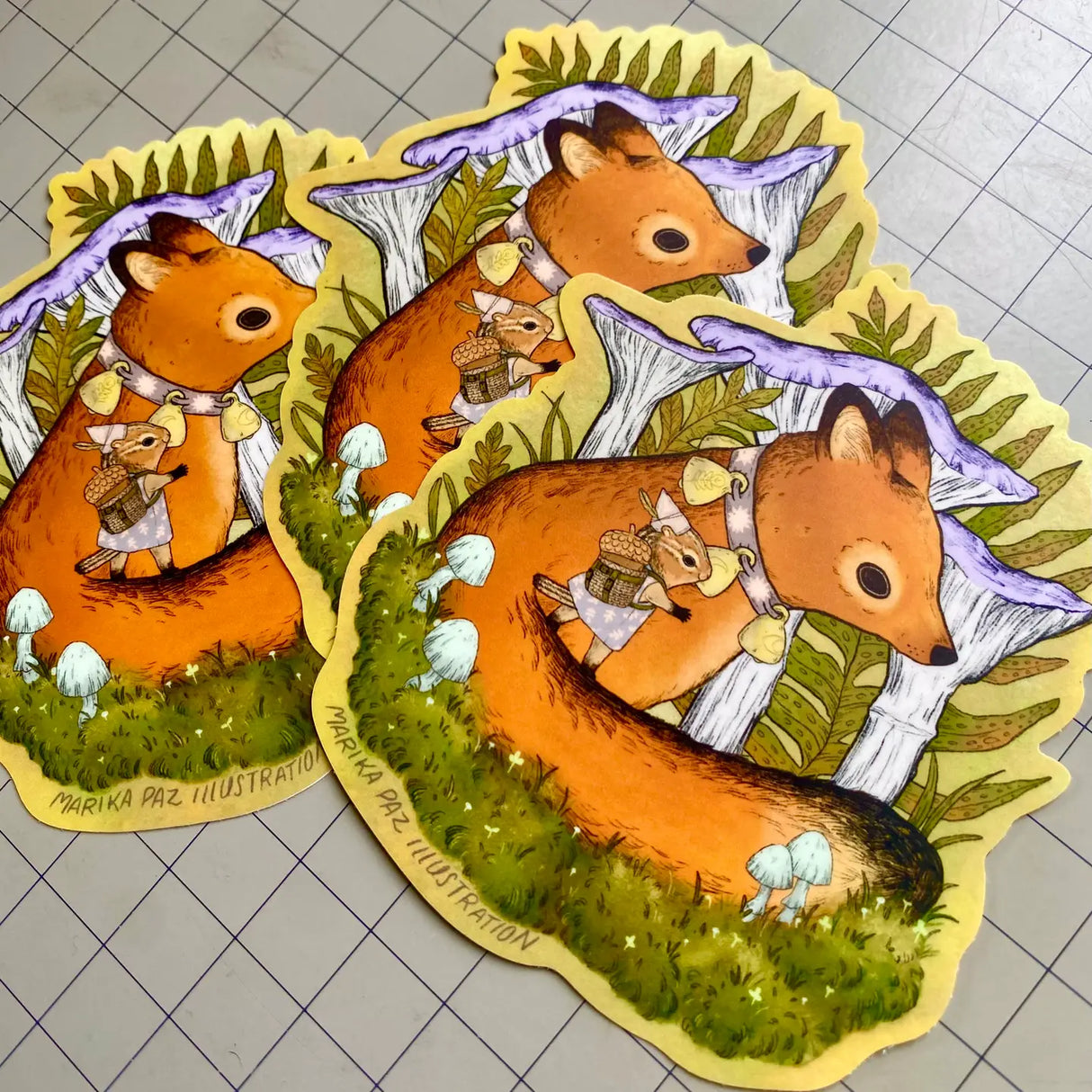 Marika Paz Vinyl Sticker - Forest Friends