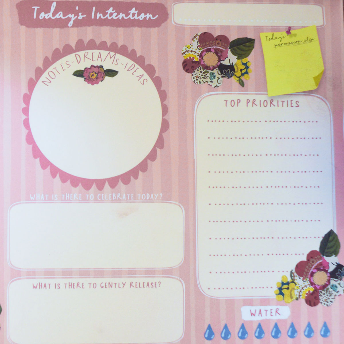Bloom Wild Daily Planner Notepad