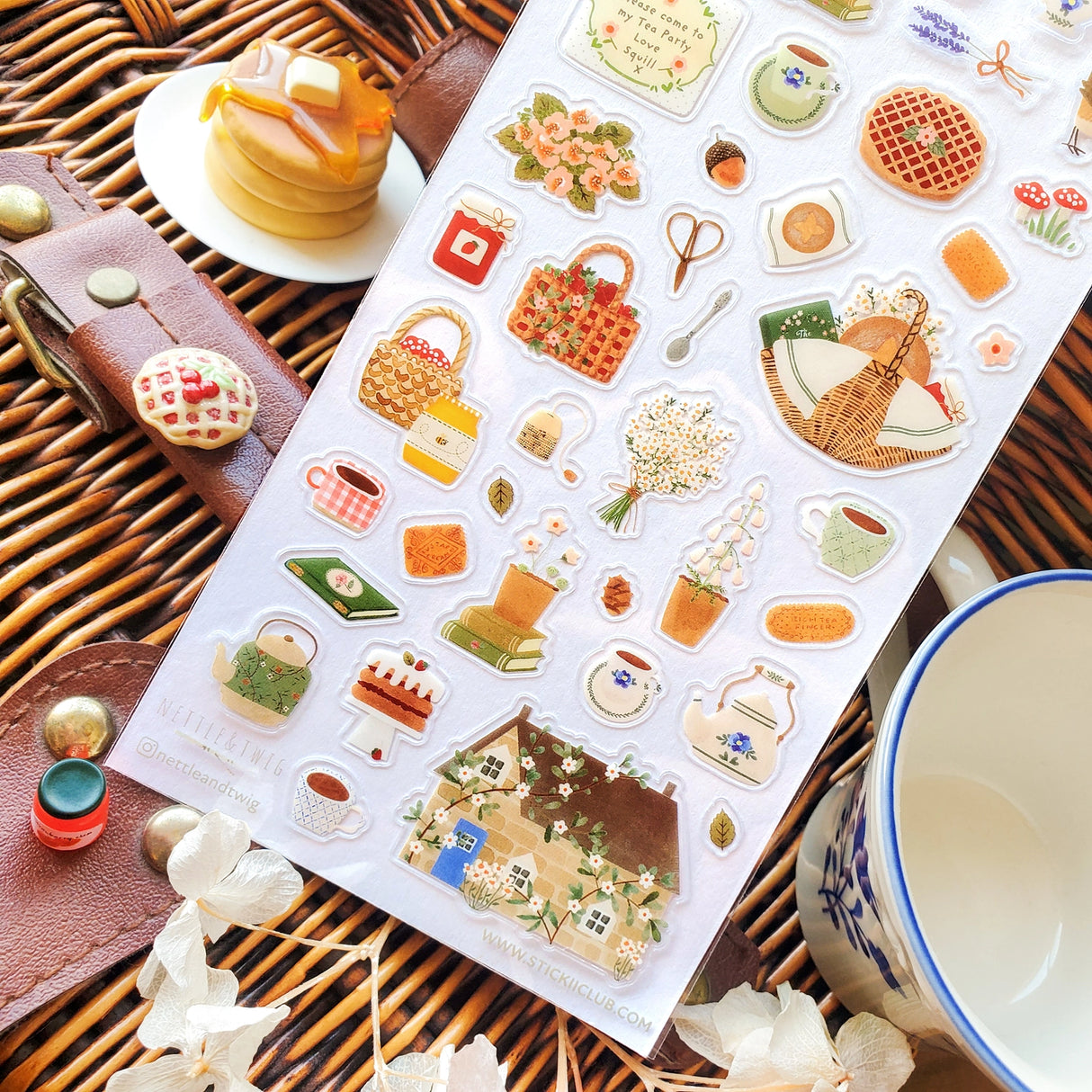 STICKII - Woodland Tea Party Sticker Sheet