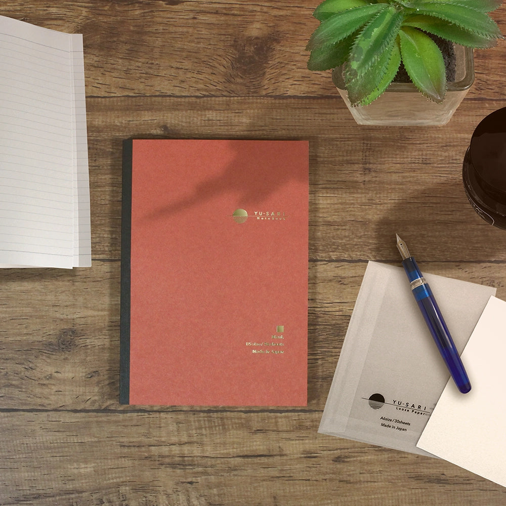 Yu-Sari Notebook For Fountain Pen - B5 - Blank