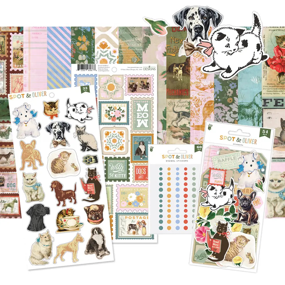 Fancy Pants Designs Scrapbooking Kit - Spot & Oliver