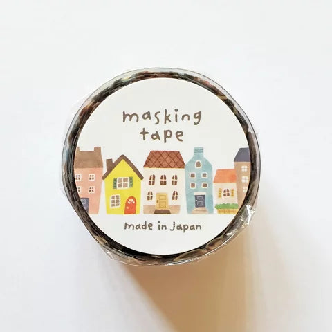 Mind Wave Die-Cut Washi Tape - Houses and Streets