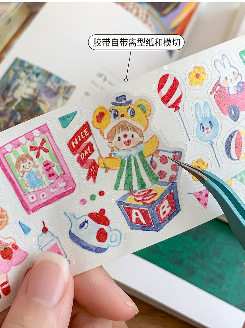 Molinta - Vintage Toys Sticker Roll