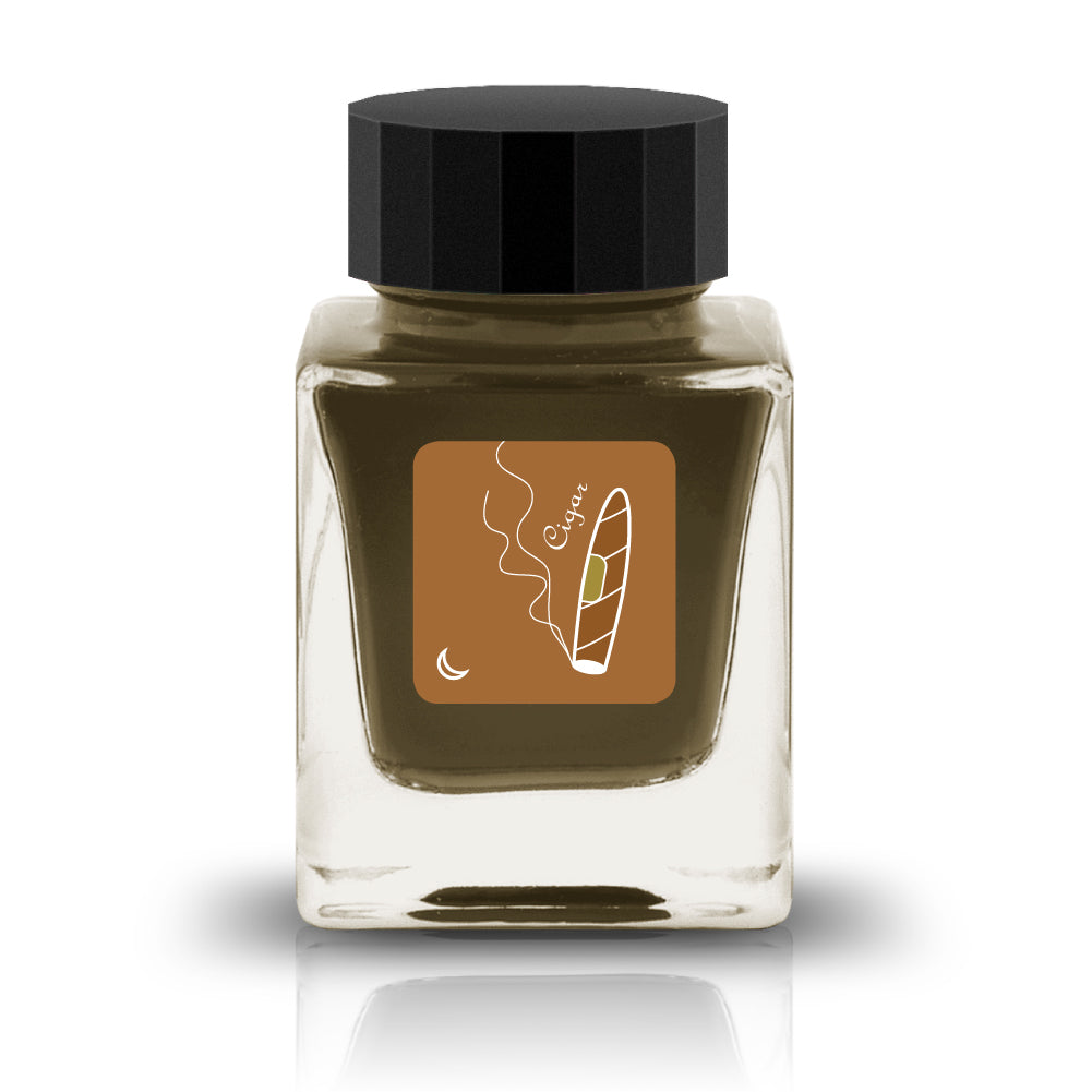 Cigar Ink
The Adult Night Collection is inspired by a fun filled adult night out. Some inks even come with a pleasant scent to enhance your writing experience.
RGB: 163, 104, 53
Brown
Scented
30 ml