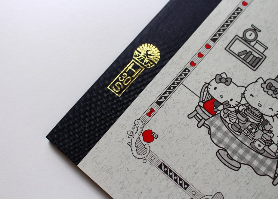 Tsubame Fools A5 Grid Notebook - Hello Kitty
