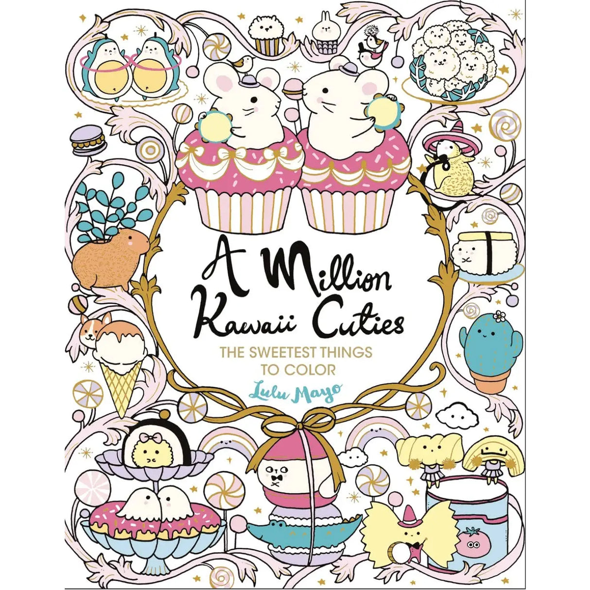 A Million Kawaii Cuties Coloring Book