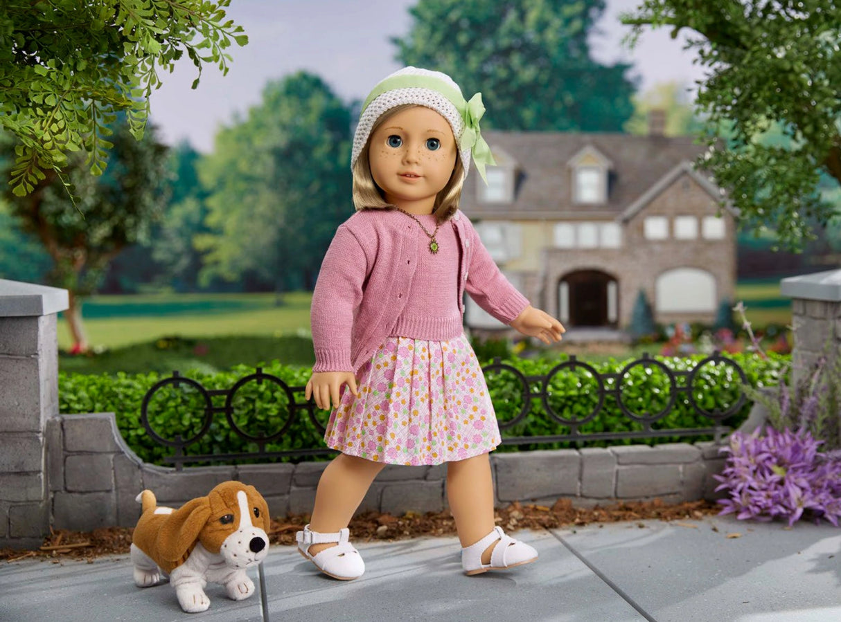 Celebrate American Girl®! This officially licensed postcard set features charming photographs of the iconic Historical Character dolls and their many adventures.
For generations, American Girl® has fostered empathy and imagination in every story. Perfect for sending to a friend or displaying on your wall or desk as an art print, these charming postcards feature delightful photos of American Girl® favorites: Samantha Parkington™, Kit Kittredge™, Molly McIntire™, Kirsten Larson™, Josefina Montoya™, Addy Walk