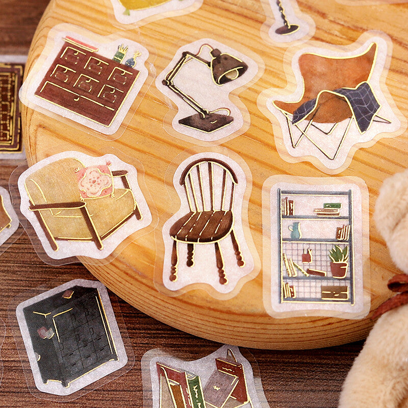 Aozora Flea Market Furniture Shop Flake Sticker