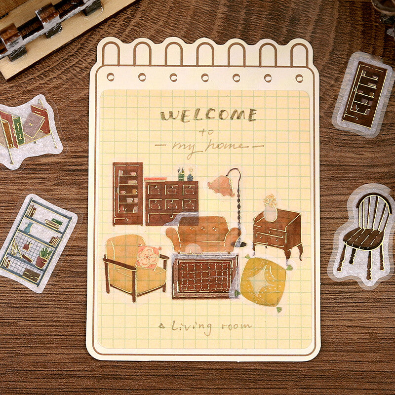 Aozora Flea Market Furniture Shop Flake Sticker