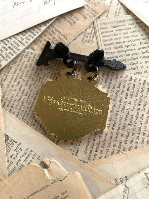 The Creeping Moon - Apothecary Shop Sign Enamel Pin