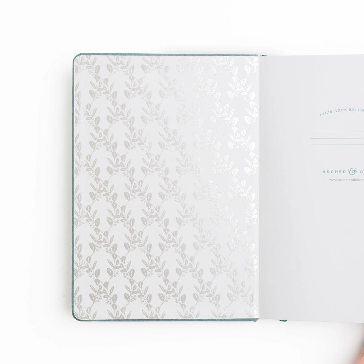 Archer and Olive Limited Edition A5 Notebook Dot Grid: Eucalyptus