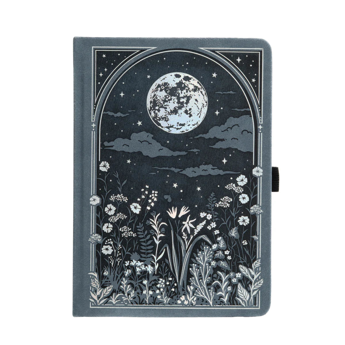 Step into a quiet night where ideas glow like fireflies. The Moonlit Garden Notebook captures the calm of a starry sky framed by wildflowers, inviting you to pause, breathe, and fill each page with inspiration. With soft moonlit tones and delicate detailing, it’s a peaceful companion for journaling, planning, or creative reflection.