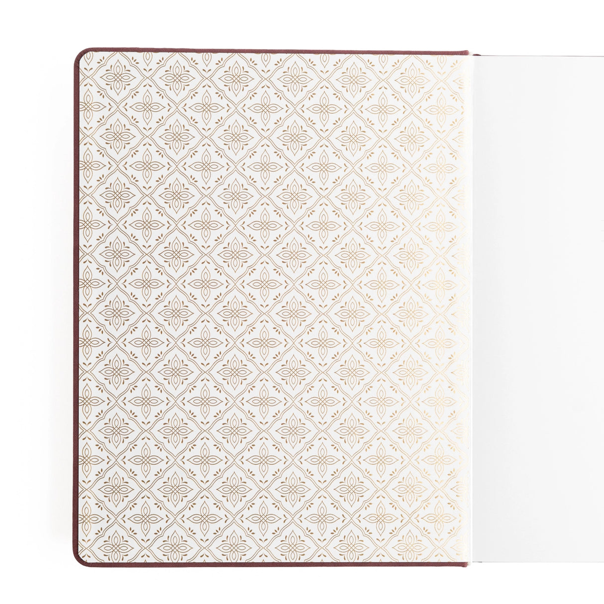 Step into a world of quiet enchantment. The Storybook Notebook in Plum pairs rich jewel tones with ornate gold detailing, creating a journal that feels like a treasured vintage tale come to life. Whether you're capturing daily reflections, writing new ideas, or planning your next great adventure, every page feels like stepping into your own story.