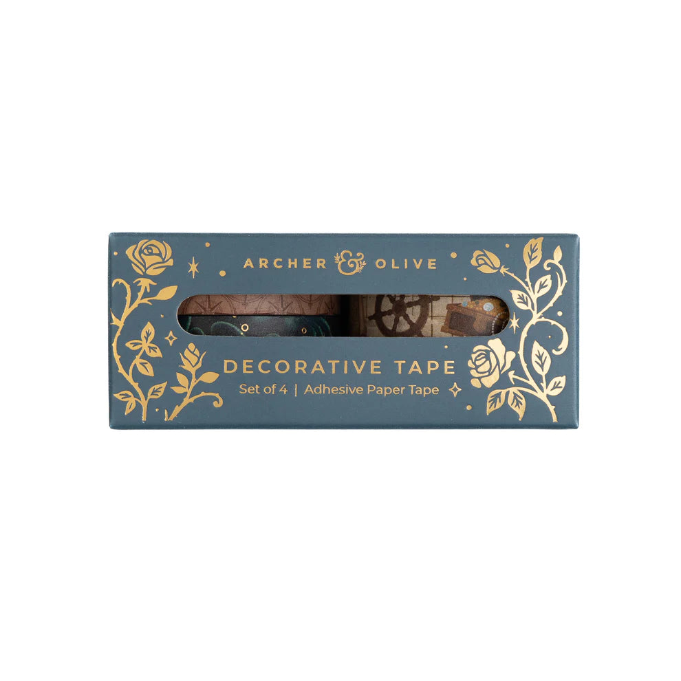 Set sail for your next creative adventure with the Treasure Map Washi Tape Set—a bold, nautical-inspired collection made for journaling, scrapbooking, gift wrapping, and planner decorating.