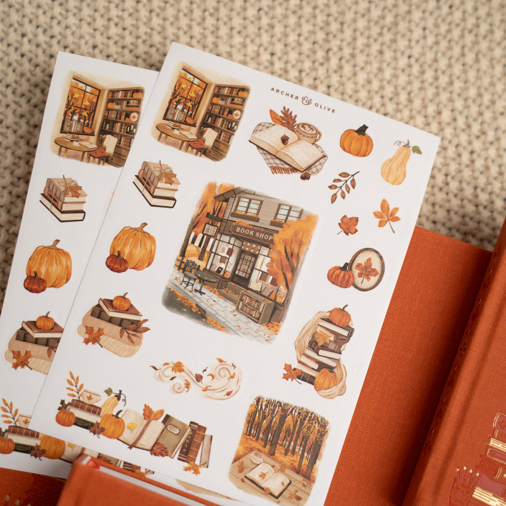 Archer and Olive Sticker Set: Reading Season