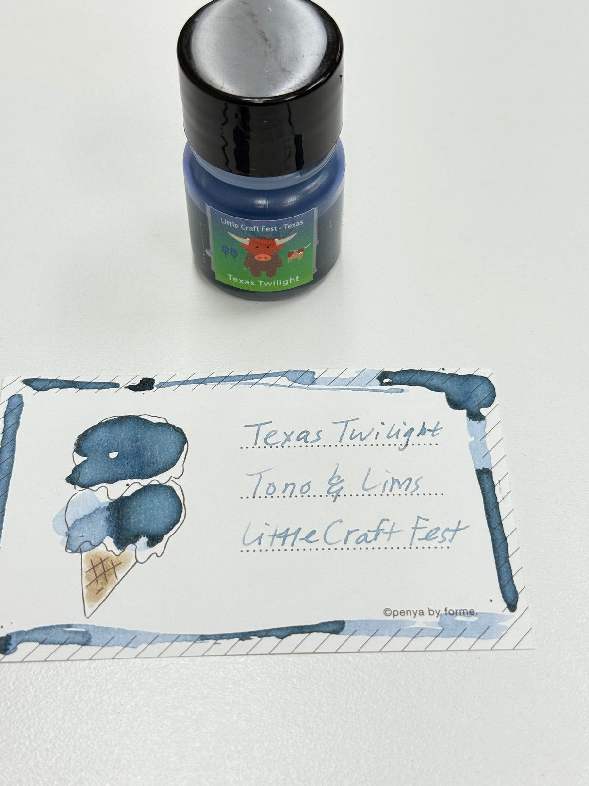 Little Craft Fest X TONO & LIMS Exclusive Ink - Texas Twilight “Changing Color Ink”