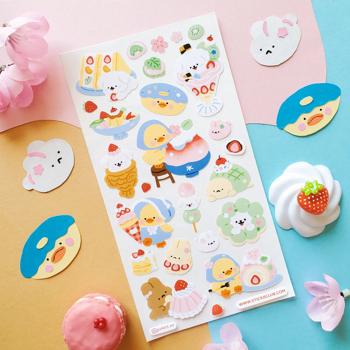 Berry Sweet Friends Sticker Sheet
