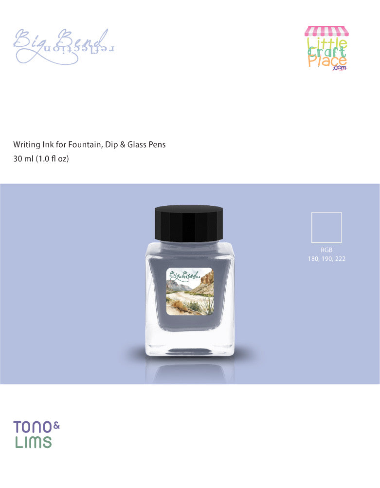 Little Craft Fest X TONO & LIMS Exclusive Ink - Big Bend Reflection