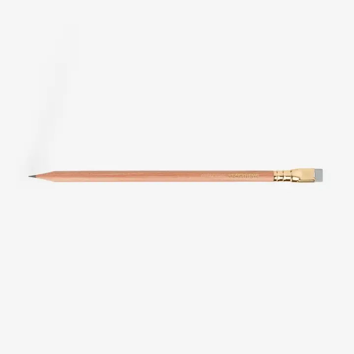 The Blackwing Natural Pencil features our popular extra-firm graphite, ideal for long-form writing and detailed line work. Each pencil features a minimalist design with an exposed Incense-cedar barrel and a subtle, clear matte finish—don’t forget the unique square Blackwing ferrule and replaceable grey eraser.
Blackwing Natural pencils come in a 12-pack gift box that doubles as a pencil cup.
All Blackwing pencil products conform to ASTM D-4236.