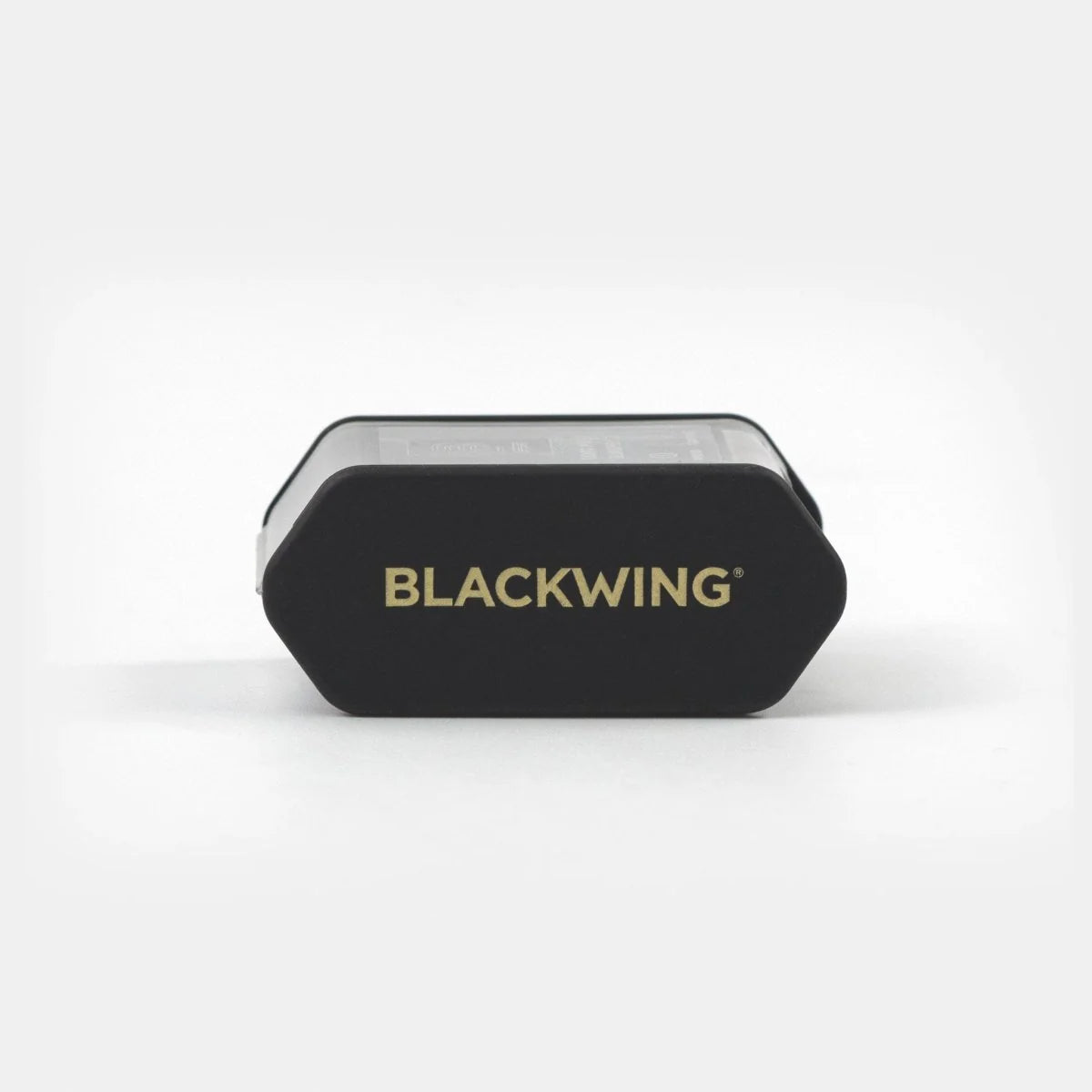 The Blackwing Two-Step Long Point Sharpener creates a sturdy pencil point using a two-step sharpening process. The first hole sharpens the wood, and the second hole precisely sharpens the graphite core, resulting in a strong, sharp point that resists breakage.